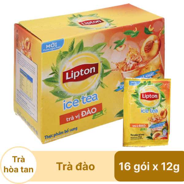 (HCM) Hộp Trà LIPTON Icetea ĐÀO