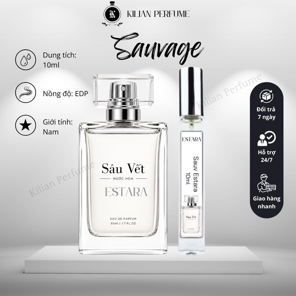 Nước Hoa Nam ESTARA SAUVA  PERFUME nồng độ EDP nam tính, hấp dẫn - Kilian_Perfume