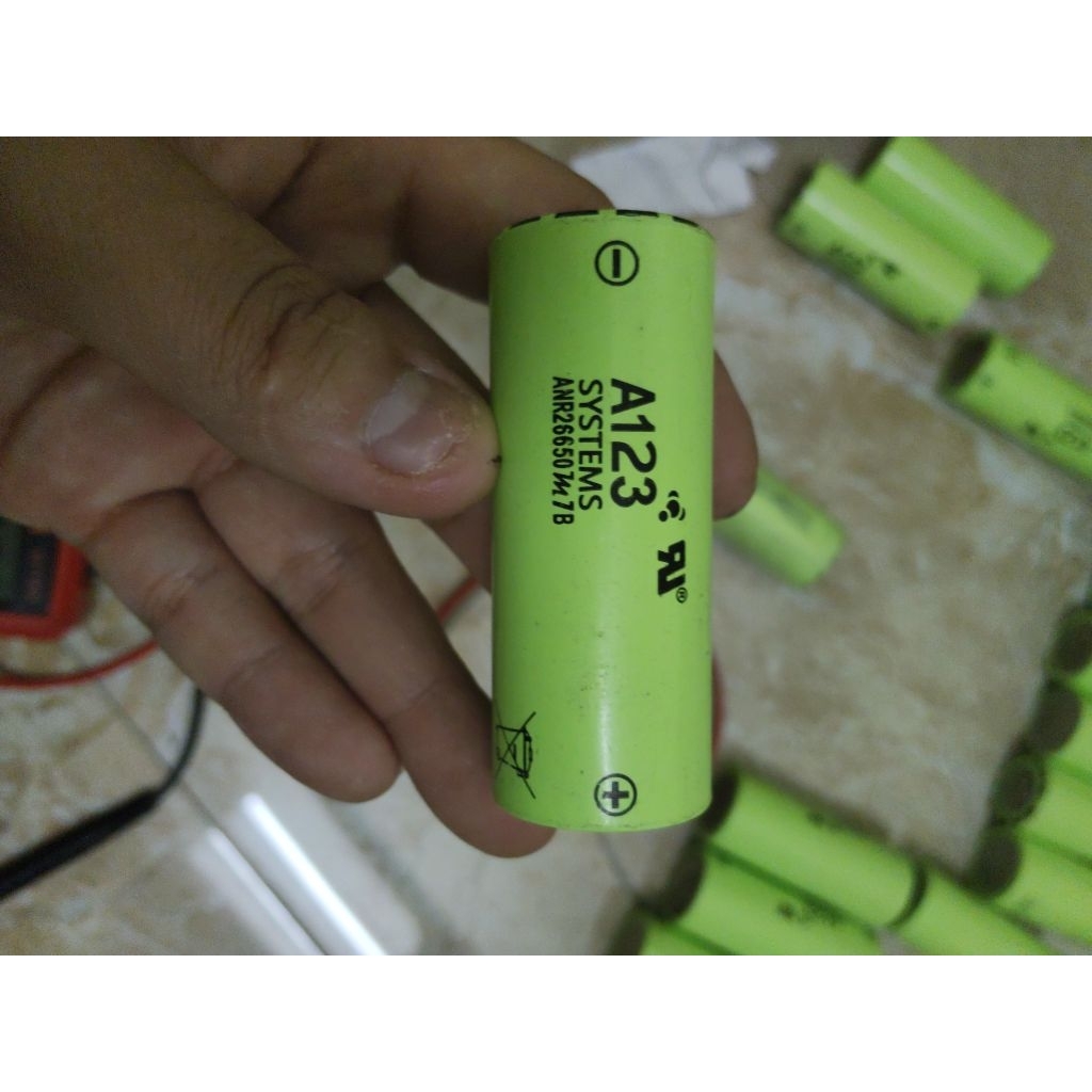 Pin A123 26650 tháo khối liên hệ trực tiếp xem sp