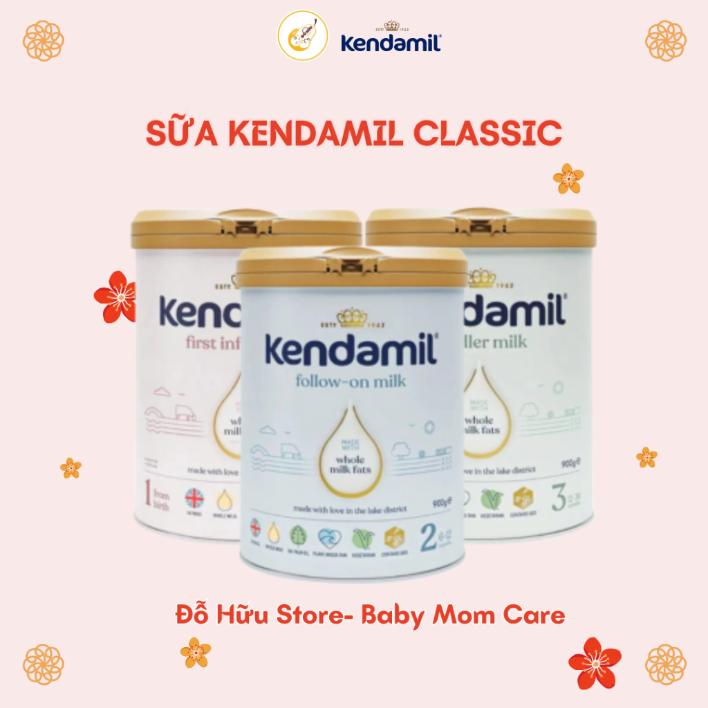 Kendamil Classic Số 1, Số 2, Số 3 Lon 800g | ĐỖ HỮU STORE