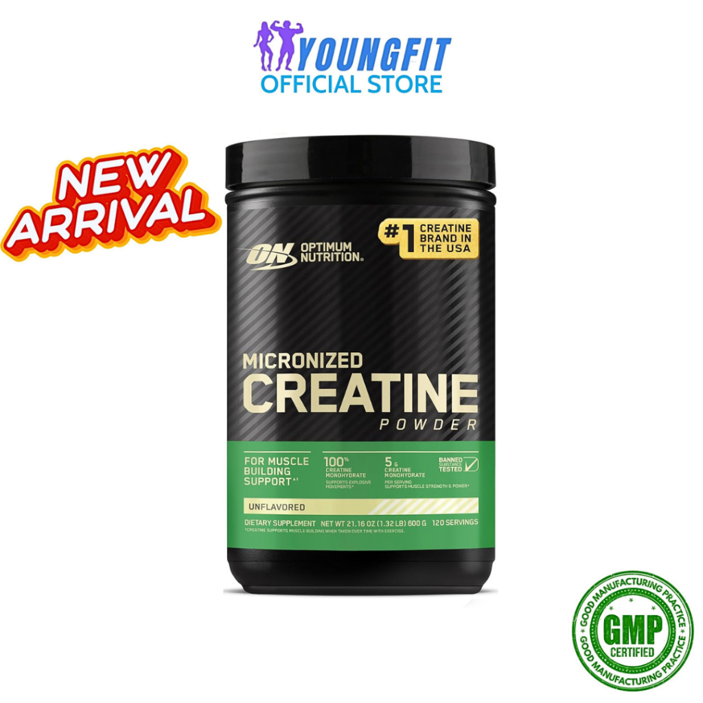 ON Creatine Monohydate Micronized Chứng Nhận Informed Choice Hỗ Trợ Cơ Bắp Não Bộ - YoungFit