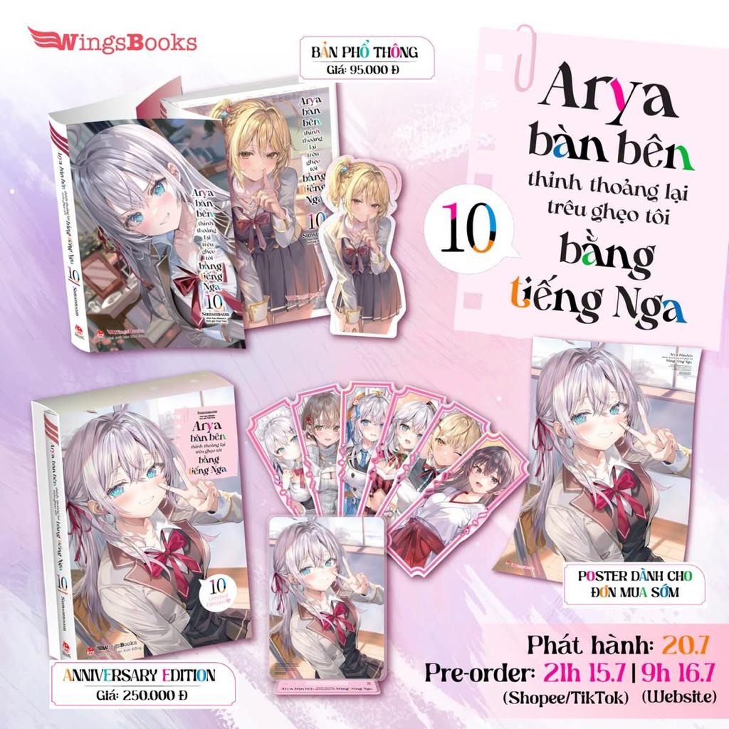 Light Novel | Arya Bàn Bên Thỉnh Thoảng Lại Trêu Ghẹo Tôi Bằng Tiếng Nga - Tập 10 - BẢN GIỚI HẠN BOX