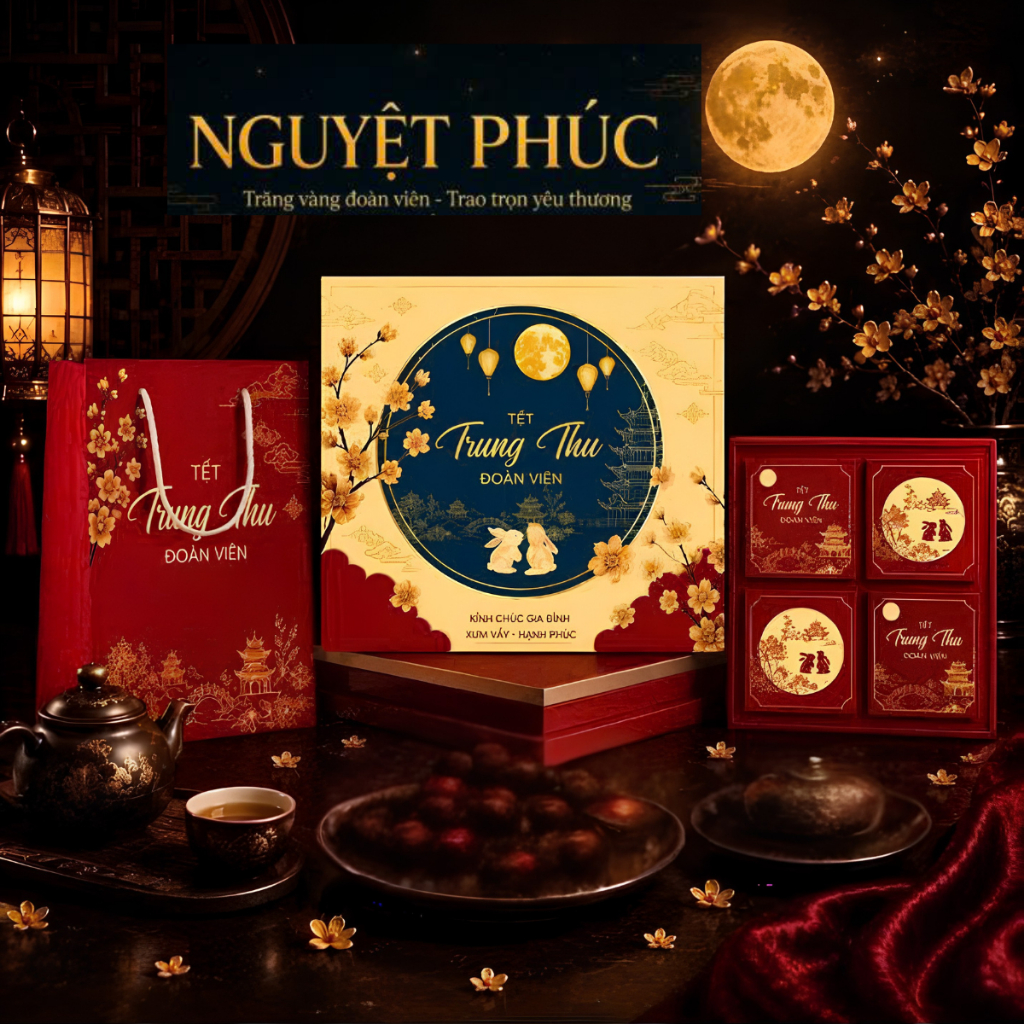🌕 Vỏ Hộp Bánh Trung Thu 2026 Mẫu Mới (Hộp đựng 4 bánh): Thiết Kế Tinh Tế | Mẫu Mã Đa Dạng