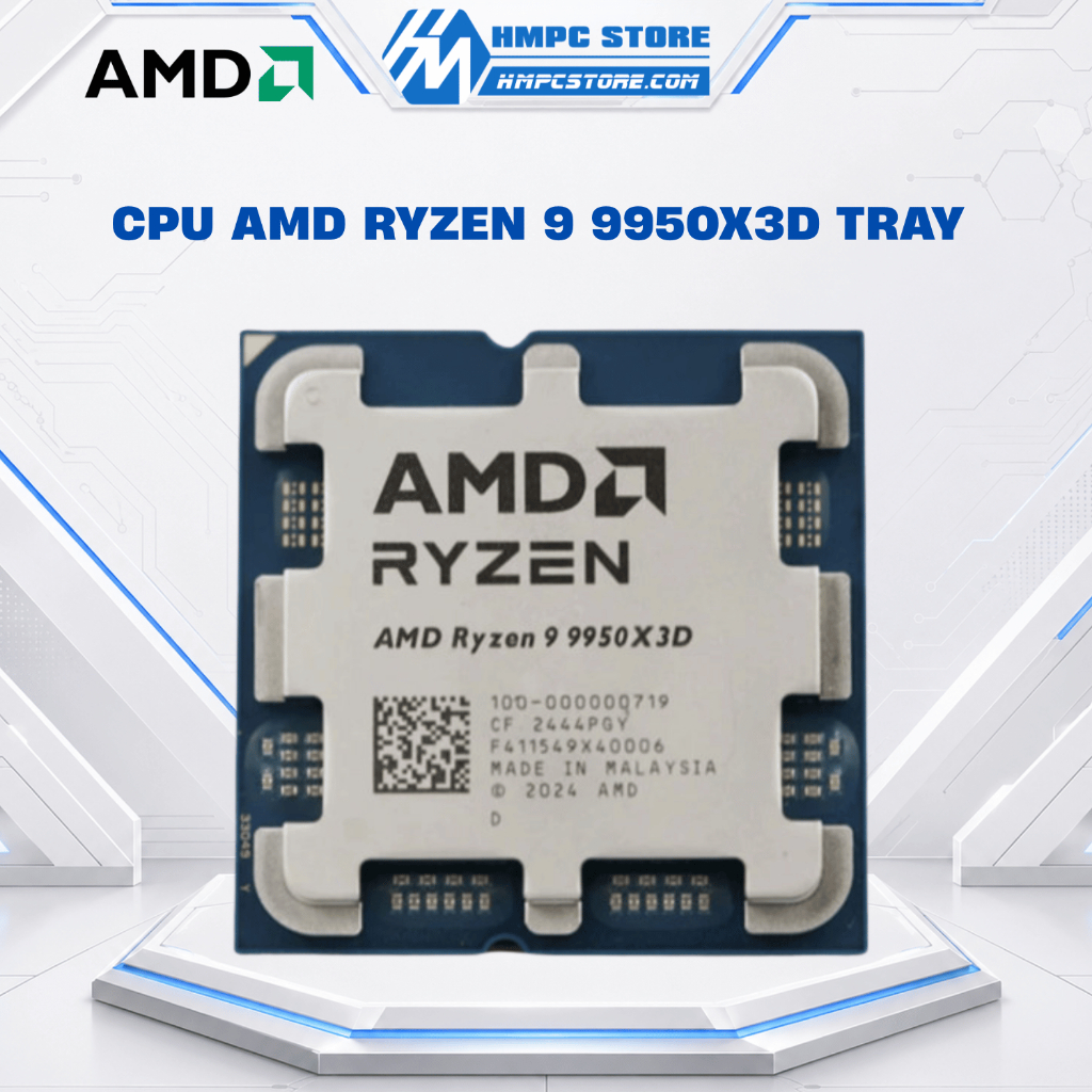[NEW FULL VAT] CPU AMD Ryzen 9 9950X3D Tray | Bảo hành 36 tháng