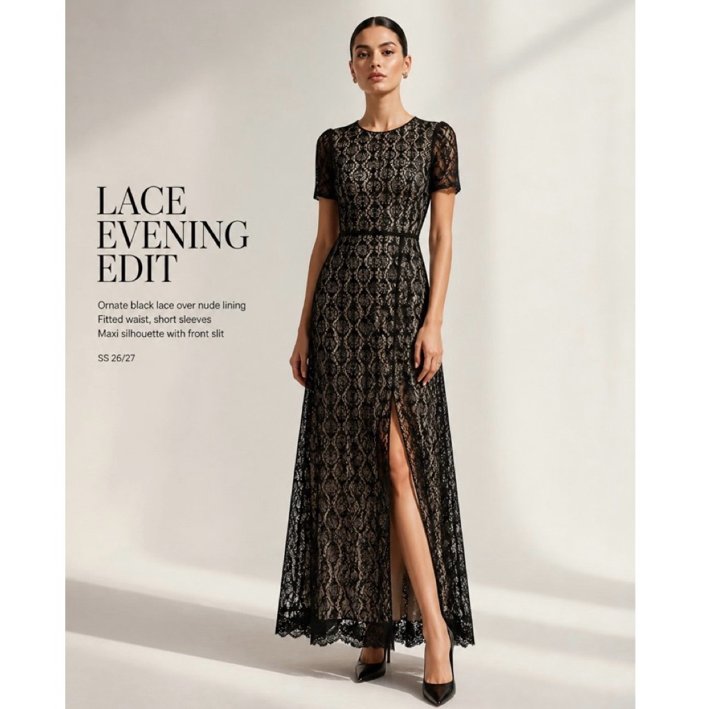 Đầm ren dáng dài đi tiệc , đầm dài maxi nữ may 2 lớp dày dặn Luna Dress - Femei Fashion