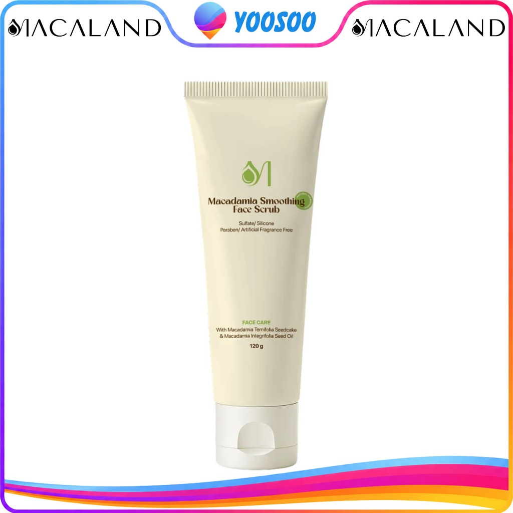 Tẩy Tế Bào Chết Da Mặt Mắc Ca 120g Làm Mịn Da Macaland - YOOSOO