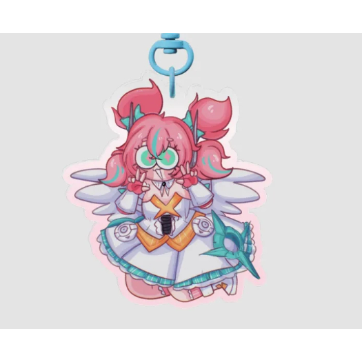 Aria ZZZ Acrylic Keychain 2 MARY DECOR SHOP