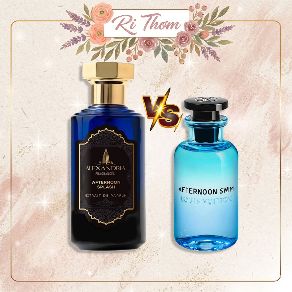 Nước hoa nam Alexandria Fragrances Afternoon splash dupe Afternoon Swim Hương thơm sảng khoái tươi m