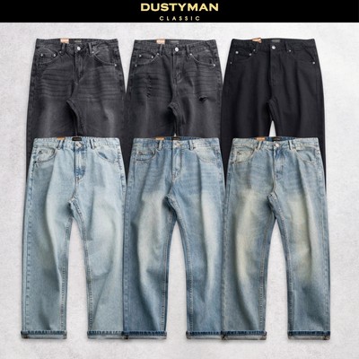 Quần Jean Ống Đứng Nam Outland Dustyman, Tone màu cổ điển, Form Straight, S602-FW25