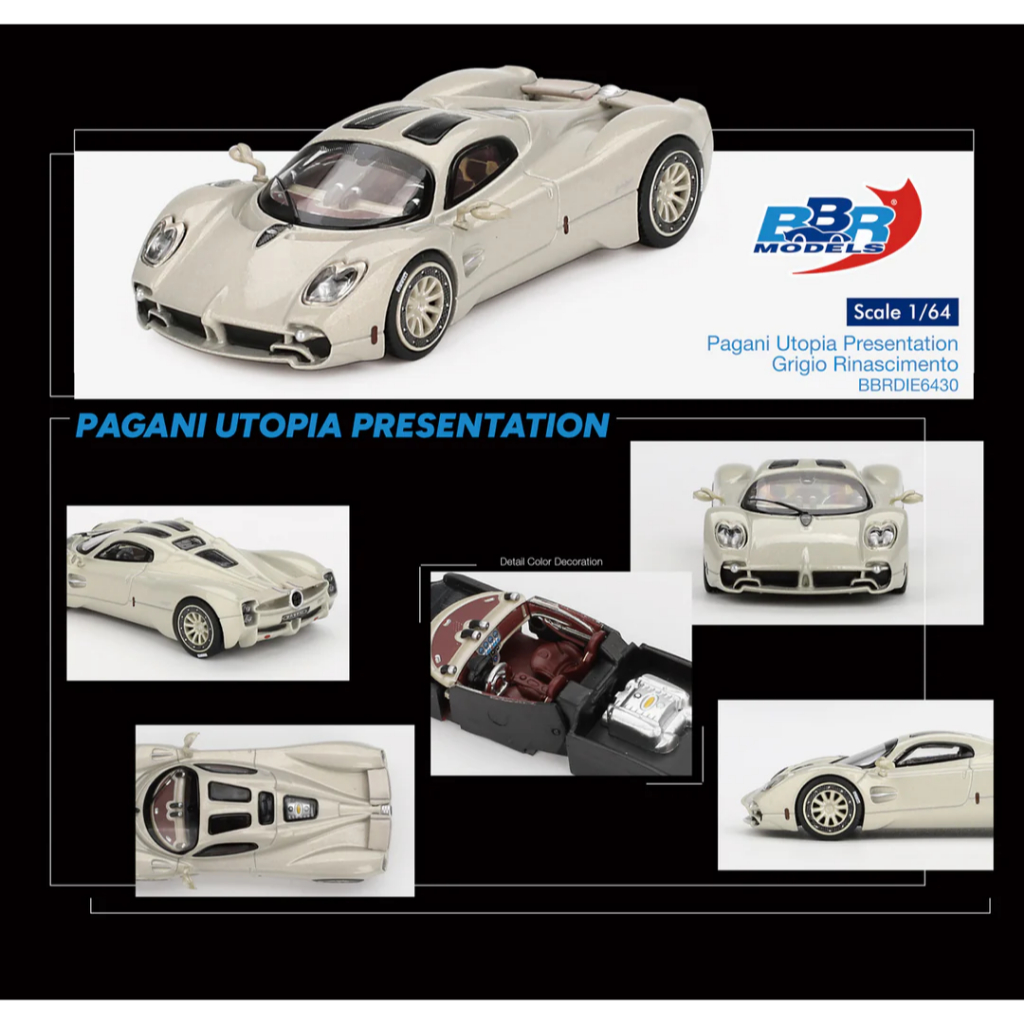 Xe mô hình hãng BBR Models - Pagani Utopia