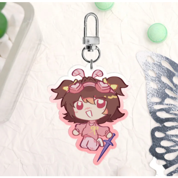 UU Jumperwho gradient keychain / Unstable Universe Nắng decor Shop