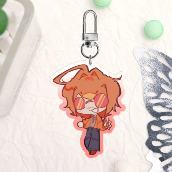 UU Squiddo gradient keychain / Unstable Universe Nắng decor Shop