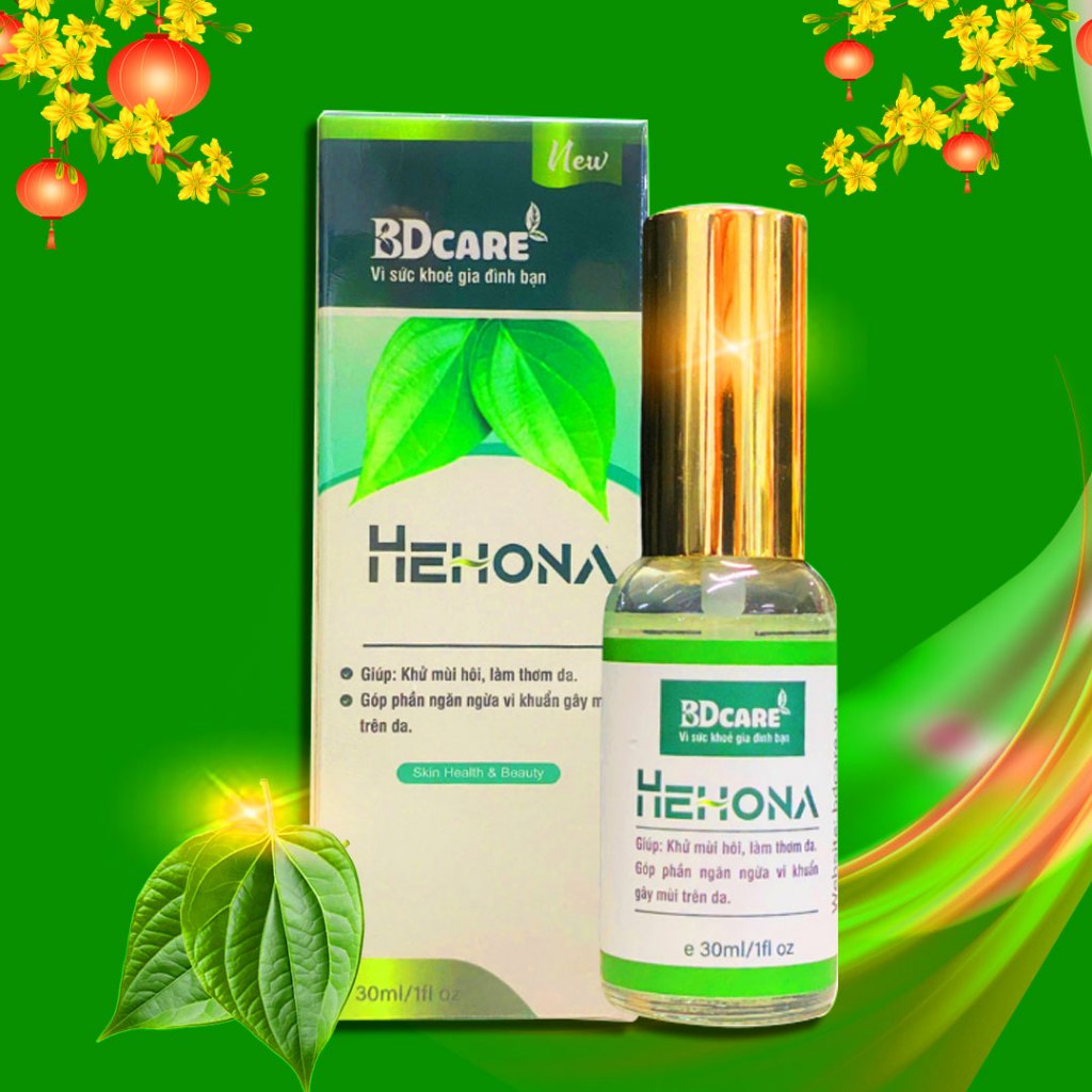 Hehona Xịt Hôi Nách Bột Nhội Vệ Sinh Nách Khử Mùi Hôi Nách Bdcare