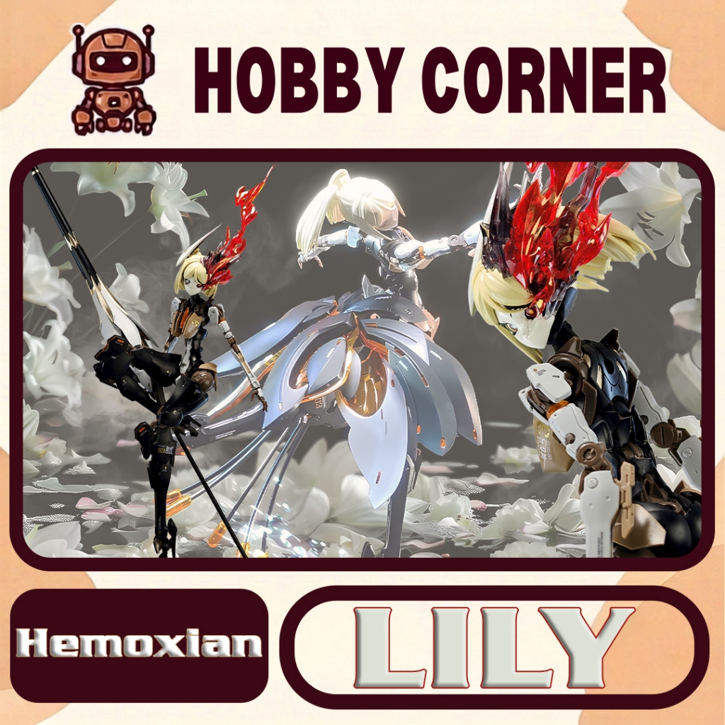 [HÀNG ĐỢT 2]  Model Kit Rosado Starflower Lily MK3 Hemoxian (tặng kèm giá đỡ và decal nước)