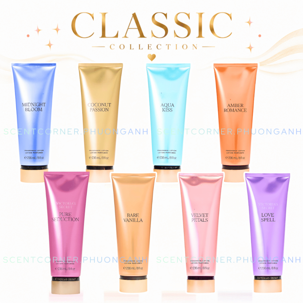 Amber Romance | Coconut Passion | Velvet Petals | Bare Vanilla - Body Lotion 236ml