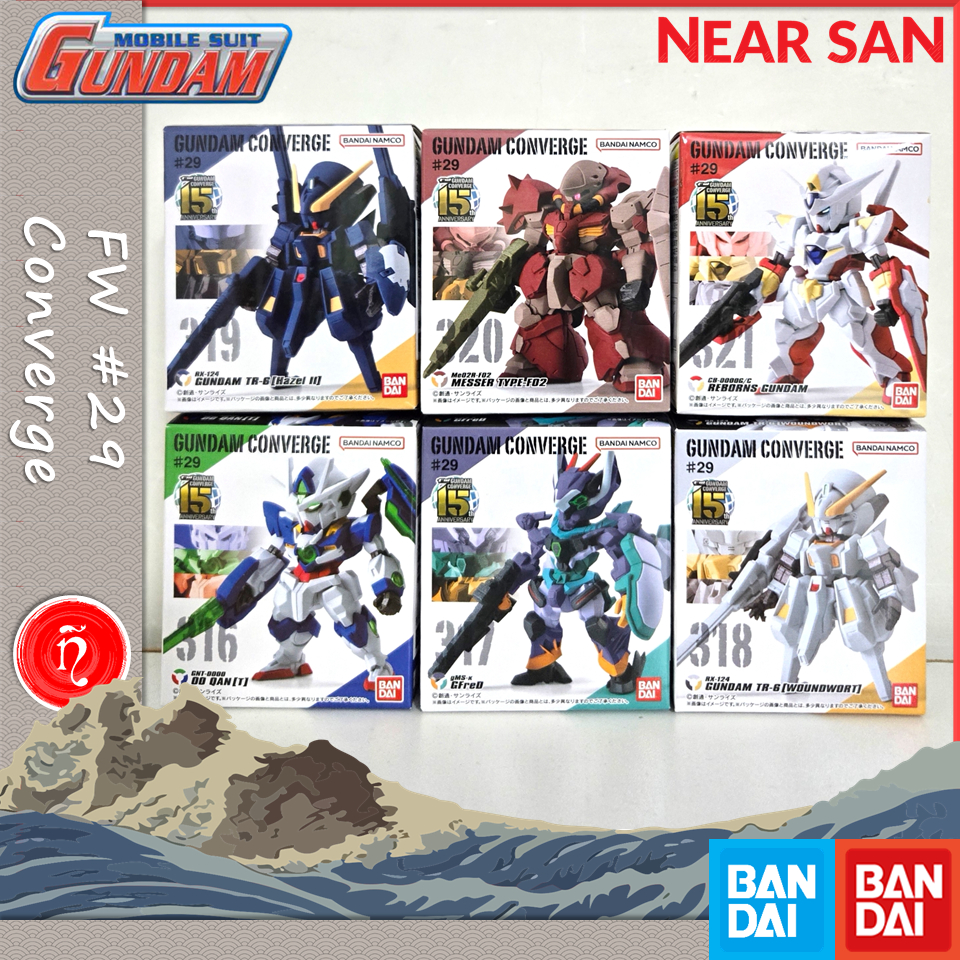 gundam 29 mô hình bandai fw gundam converge #29