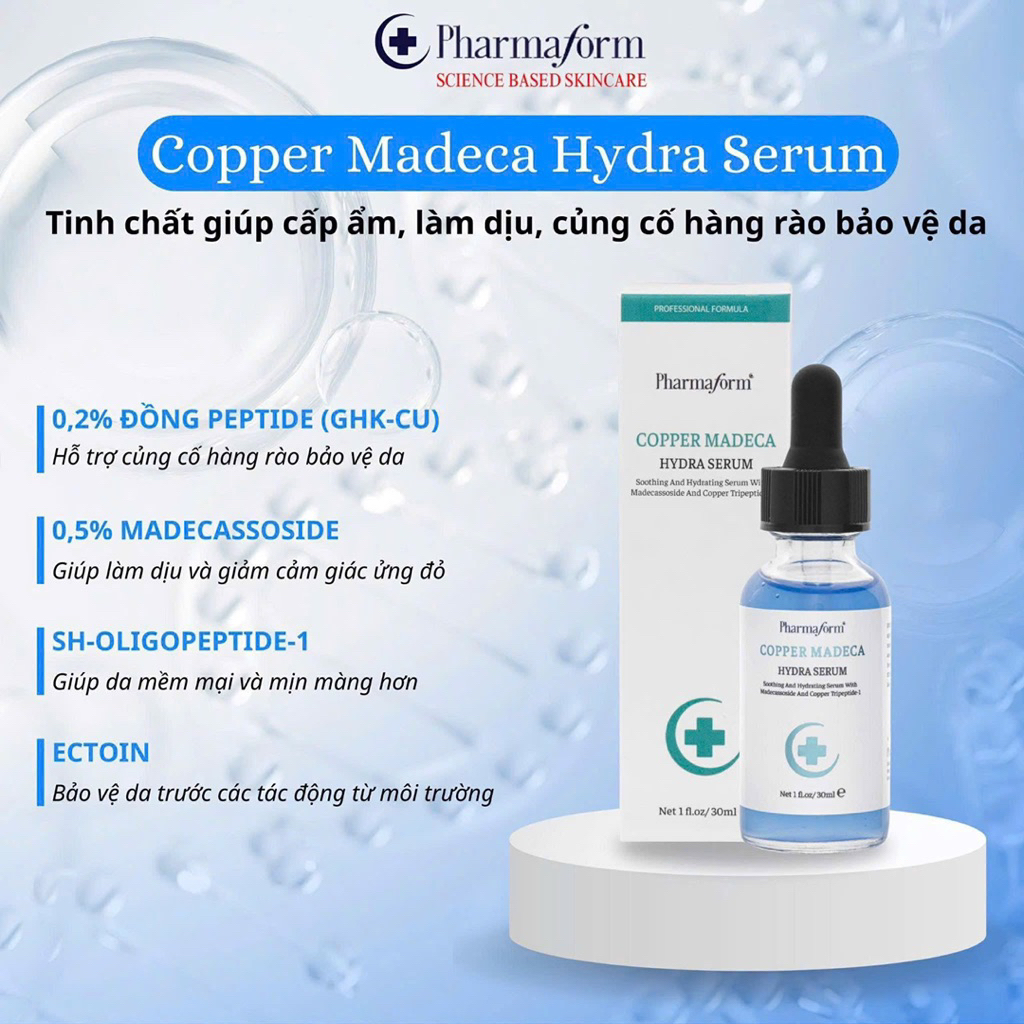 🍒🍒Pharmaform Copper Madeca Hydra Serum - Tinh chất chăm sóc🍒Pharmaform Copper Madeca Hydra Serum