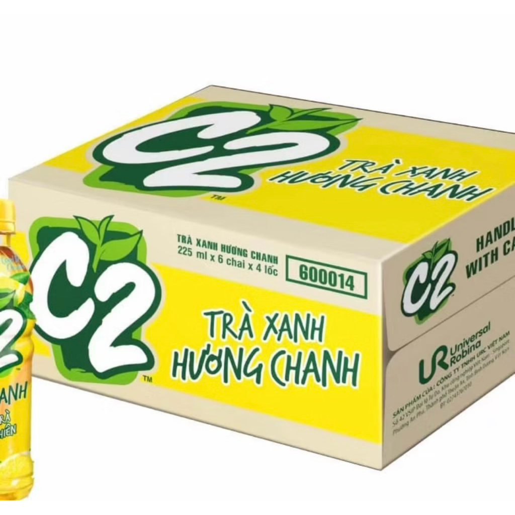 1 Thùng C2 24 chai vị trà chanh