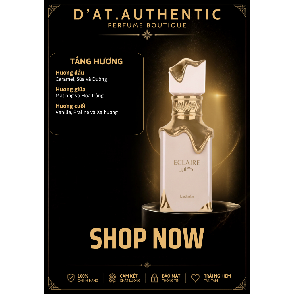 Nước Hoa Lattafa Eclaire Eau de Parfum 100ml Chính Hãng