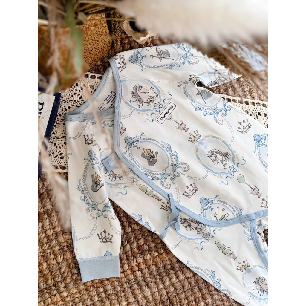 DOMIAMIA - (ORDER) (MẪU MỚI)Body dài cotton cao cấp cho bé