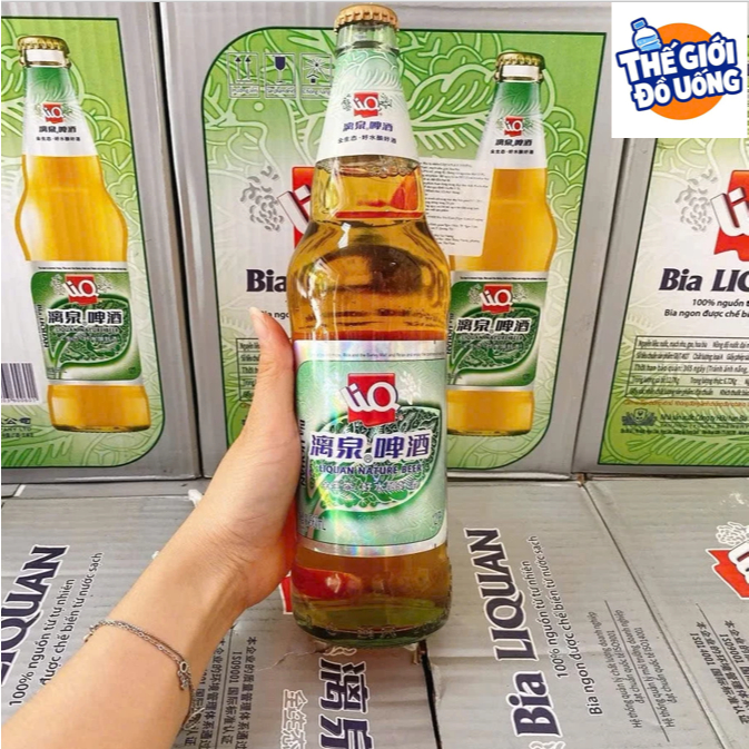BIA LIQUAN xanh thùng 12 chai 500ml nội địa Trung Quốc - Ship toàn quốc - Bán lẻ, sỉ