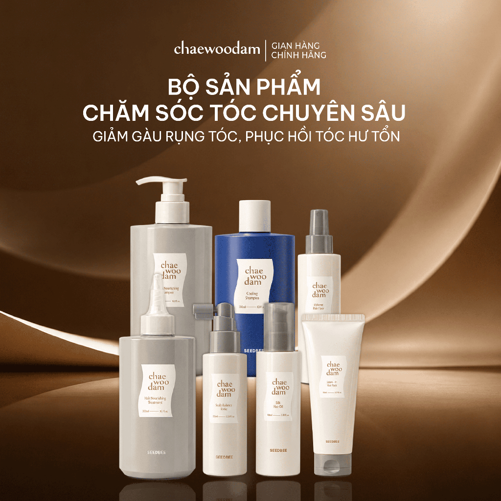Bộ Sản Phẩm Chăm Sóc Tóc Chuyên Sâu CHAEWOODAM by Seedbee.