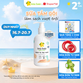 Sữa tắm gội Little Étoile Úc làm sạch vượt trội cho bé