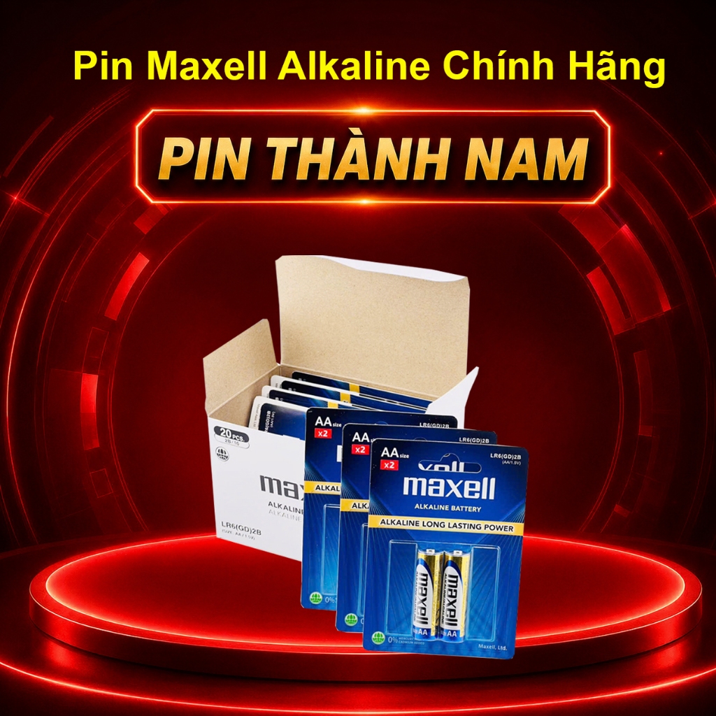 Hộp 20 Viên Pin AA / Pin AAA Maxell alkaline Chính Hãng