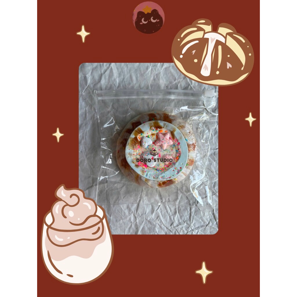 Taba Squishy Bánh hãng Doris Studio.