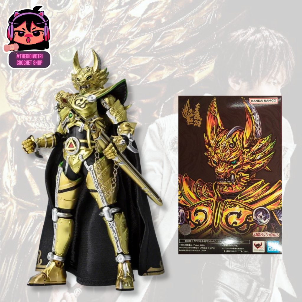 SHF BANDAI (AUTHENTIC) HIGH QUALITY ACTION FIGURE "HOÀNG KIM KỴ SĨ GARO - SKC 20TH VERSE" (2ND - FUL