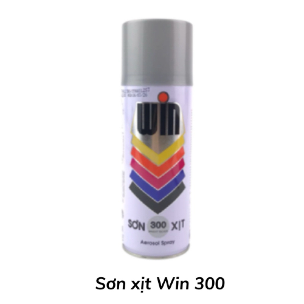 Chai sơn xịt WIN 300 bạc xám hàng chính hãng