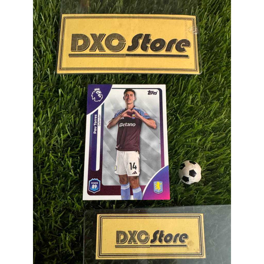 [ CHÍNH HÃNG ] - TOPPS PREMIER LEAGUE 2026 - PAU TORRES (ASTON VILLA)