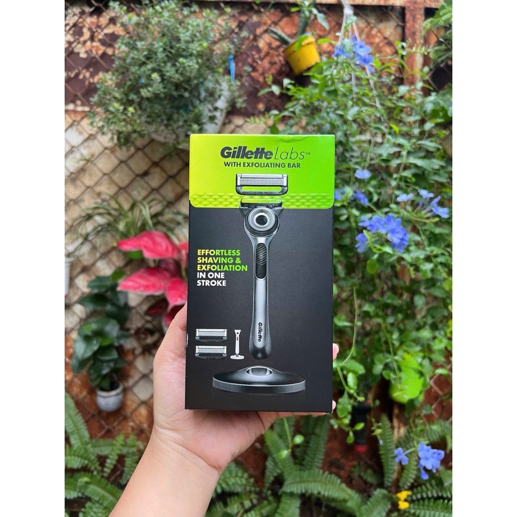 🫶 set Cạo râu Gillette Labs 1 tay cầm+ 2 bộ lưỡi + 1 chân đế: