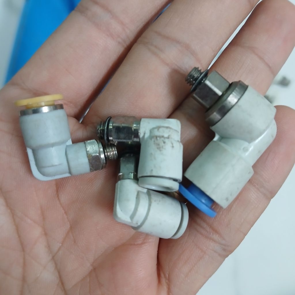 4 cái nối khí góc ống 4 6 8 10 ren 3 5 6 10 tháo máy các mẫu