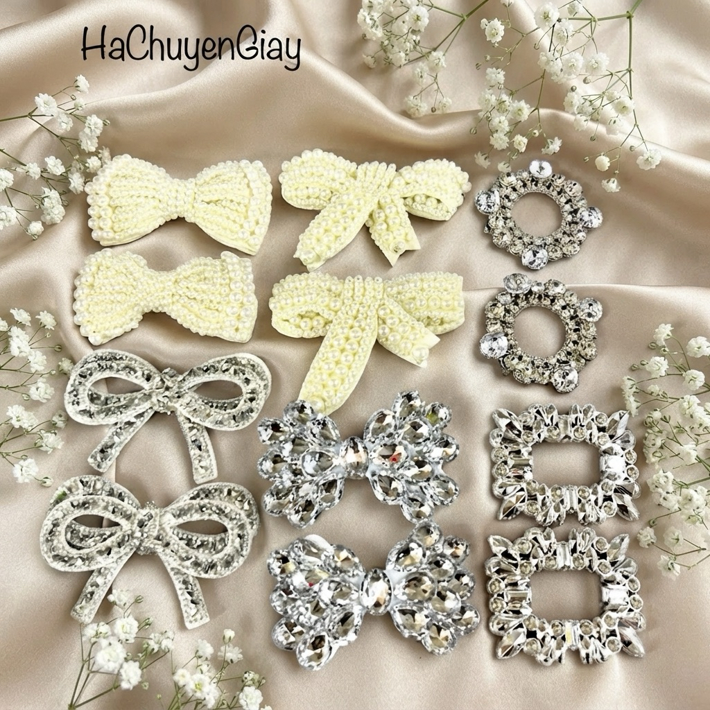 (1 Chiếc) Khoá Phụ Kiện Trang Trí Giày Dép