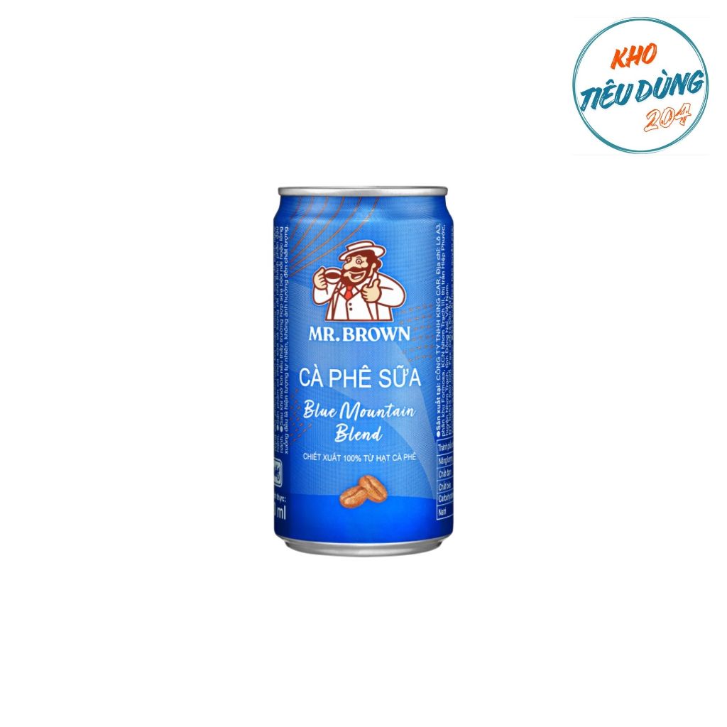 [1 Lon] Cafe Sữa Mr.Brown Blue Moutain 240Ml_00276