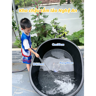 Chậu tắm lào siêu bền đường kính lớn 1m1 tuổi thọ 10 năm