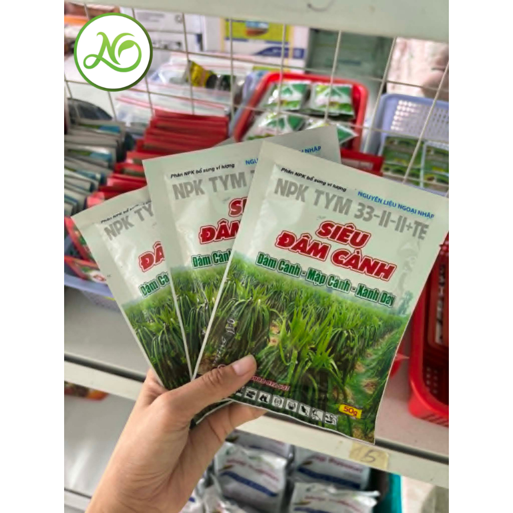 Siêu Đâm Cành Mập Cành Xanh Dây NPK TYM 30-11-11+TE GÓI 50G