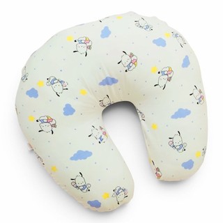 Gối cho con bú đa năng, gối bú đa năng, gối cho con bú, gối cho bé bú, Chất liệu Cotton gân mềm mát