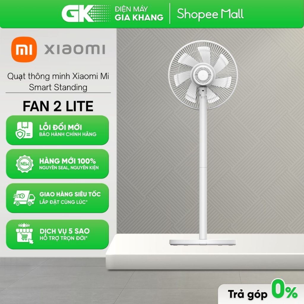 FAN 2 LITE | Quạt thông minh Xiaomi Mi Smart Standing Fan 2 lite (Model: JLLDS01XY)