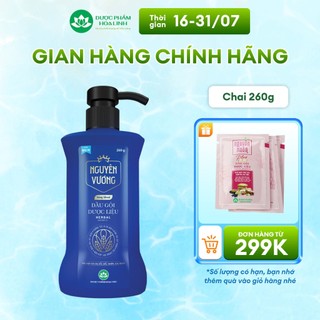 Dầu gội dược liệu Nguyên Vương Sảng khoái dành cho nam chai 260g - Hương sảng khoái
