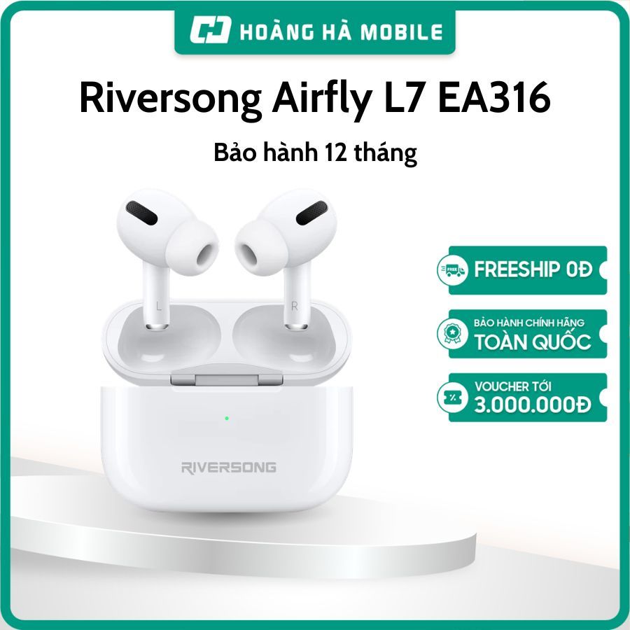 Tai nghe không dây Riversong Airfly L7 EA316 – Bảo hành chính hãng 12 tháng