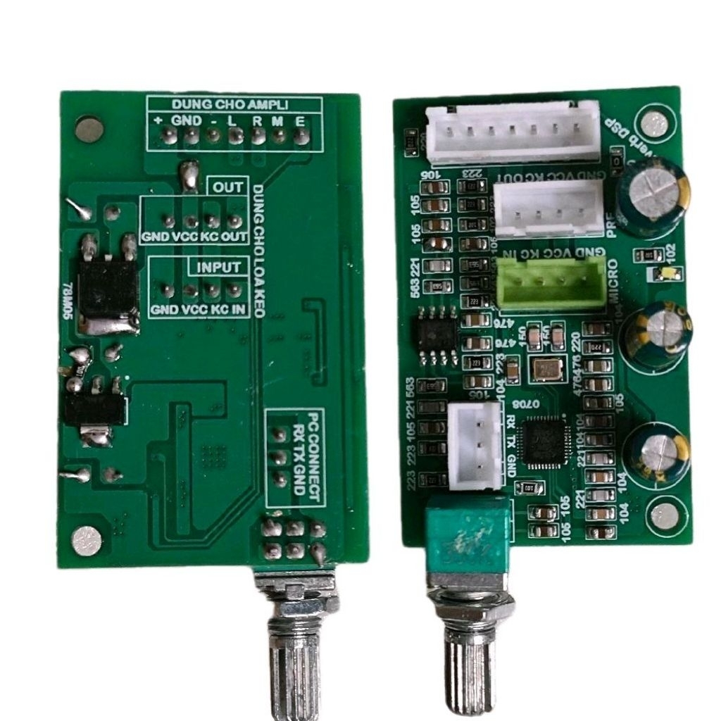 Mạch reverb  DSP mini chip KT0708 dùng độ cho loa kéo ,amli