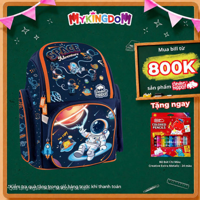 Ba Lô  Đi Học Fancy Space Adventure - Astro CLEVER HIPPO BS1237/BLUE