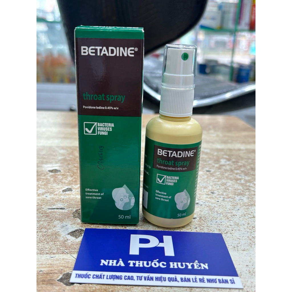 BETADINE Throat Spray Xịt Họng