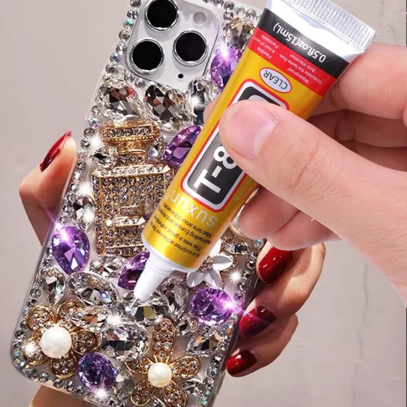 T8000 Keo DIY mạnh mẽ dính kim cương đồ trang sức bằng tay keo đặc biệt