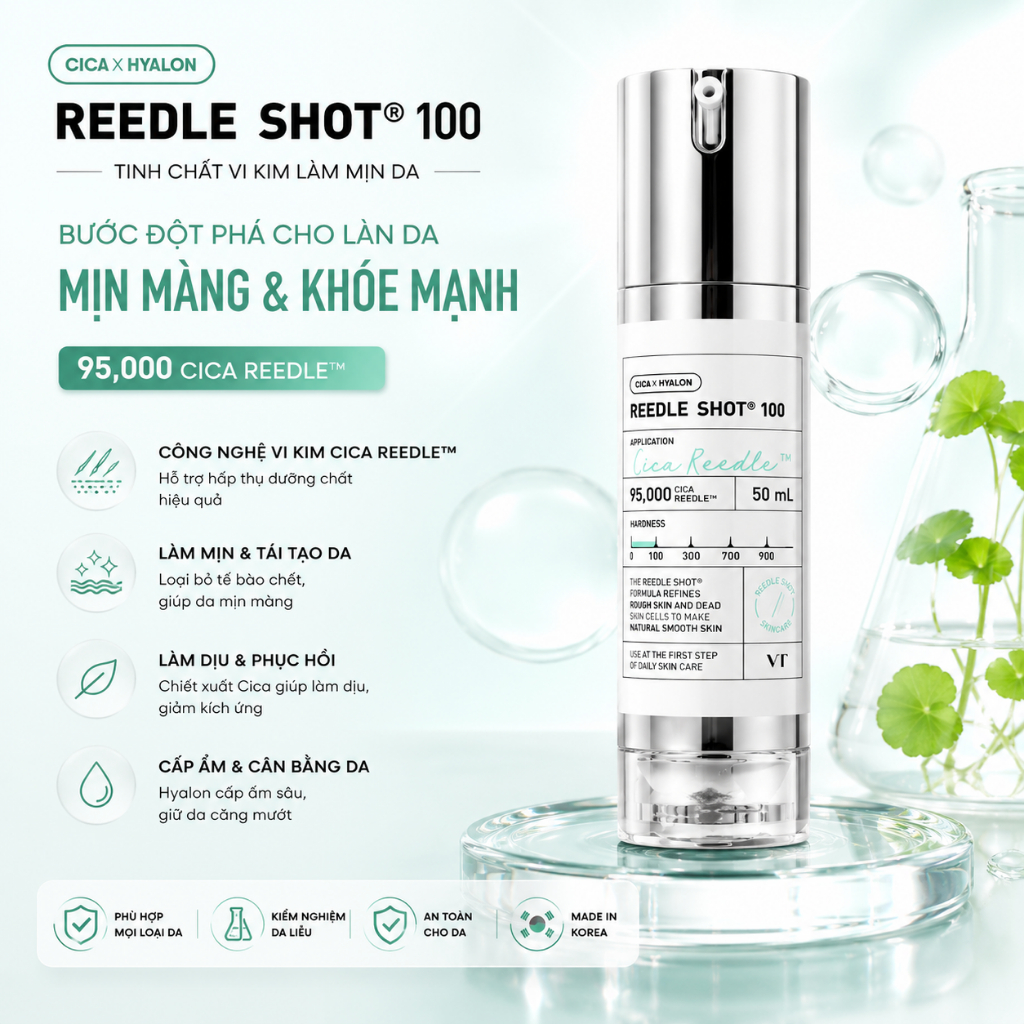 REEDLE SHOT Tinh chất vi kim VT REEDLE SHOT 100  (shop68)