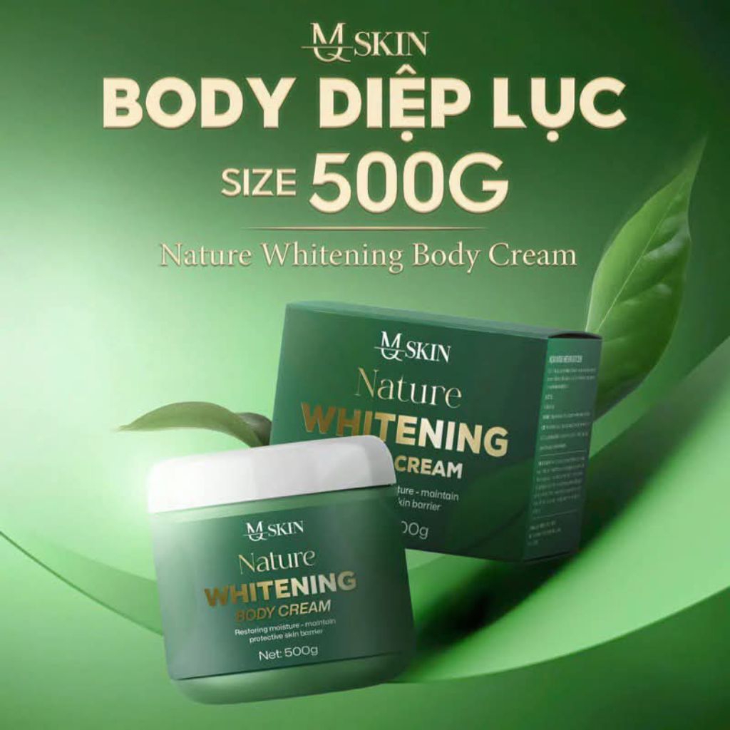 500gr - Kem Body Diệp Lục MQ SKIN Chính Hãng