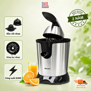 Máy vắt cam tự động mitomo vc-55pro - ép kiệt bã, lọc hạt bảo hành 2 năm chính hãng