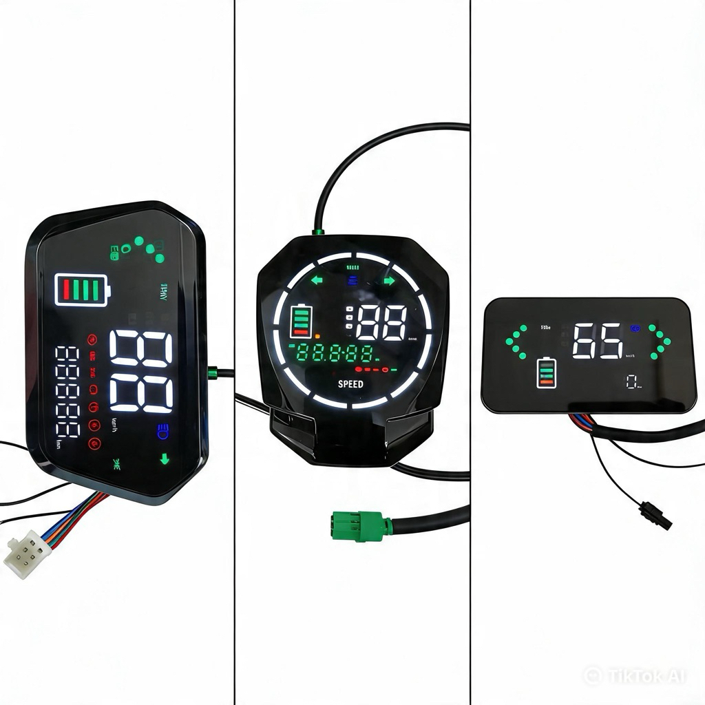 Đồng hồ điện tử 133 led, đồng hồ dành cho các đời xe 133, 20A bình to